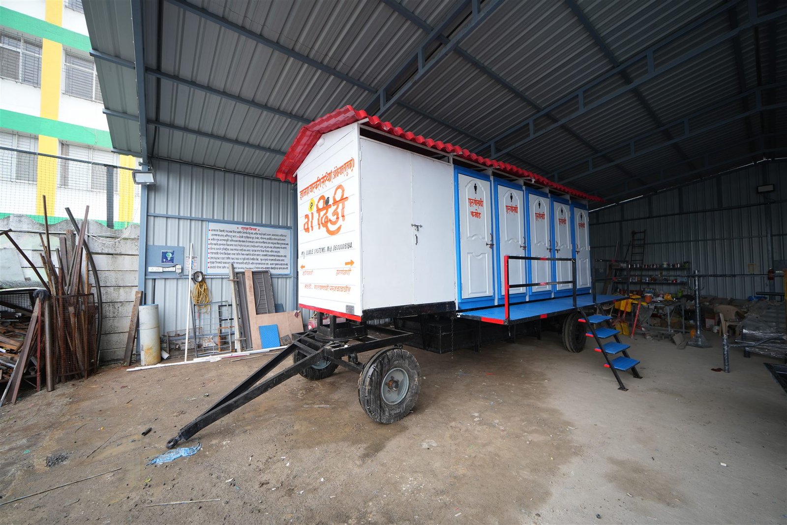FRP Mobile Toilet Van 14