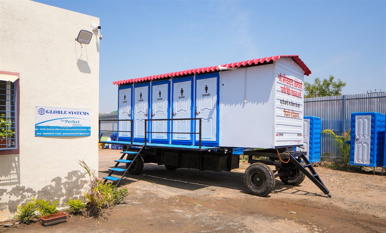 FRP Mobile Toilet Van