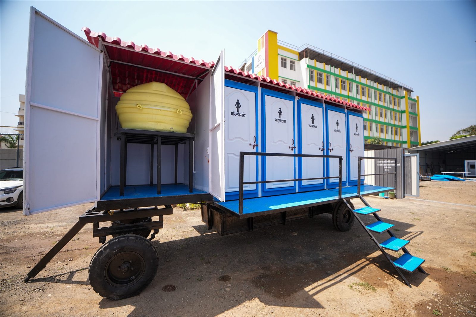 FRP Mobile Toilet Van 7